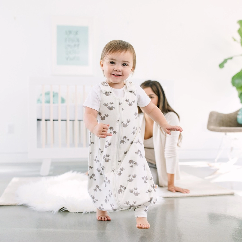 Ergobaby 2во1 вреќа за спиење со ногавици - Elephant