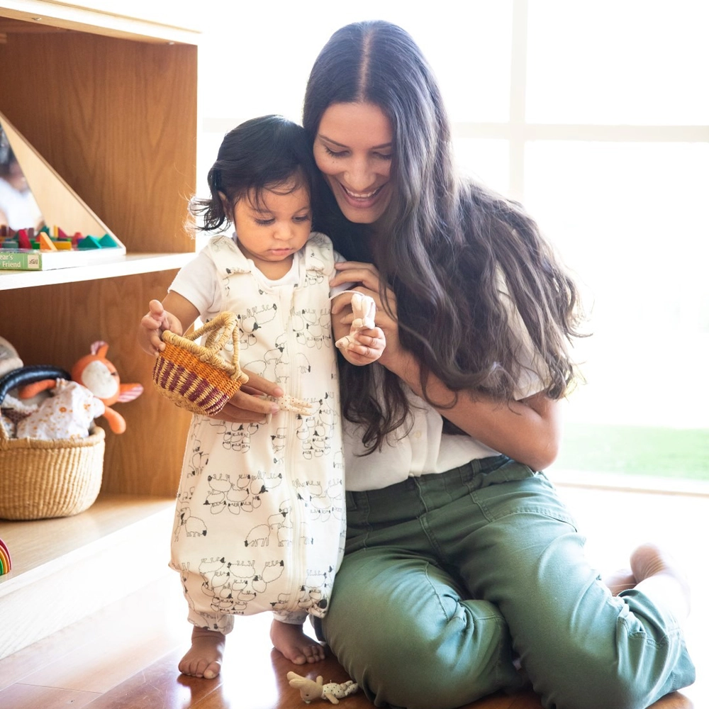 Ergobaby 2во1 вреќа за спиење со ногавици - Sheep