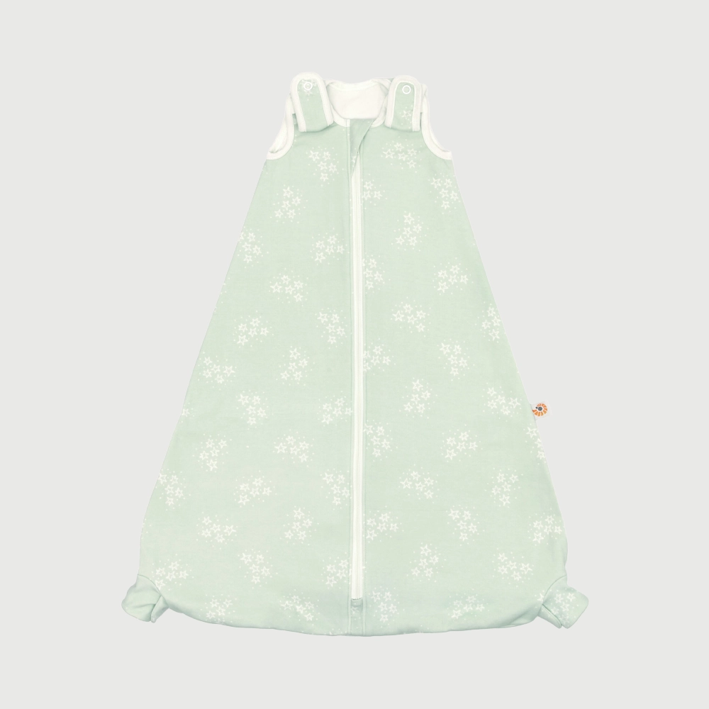Ergobaby 2во1 вреќа за спиење со ногавици - Starry Mint