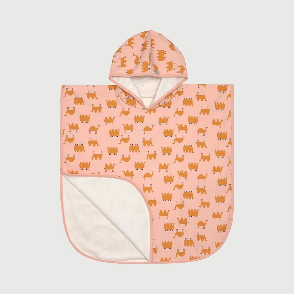 Lassig пончо за на плажа - Camel Pink