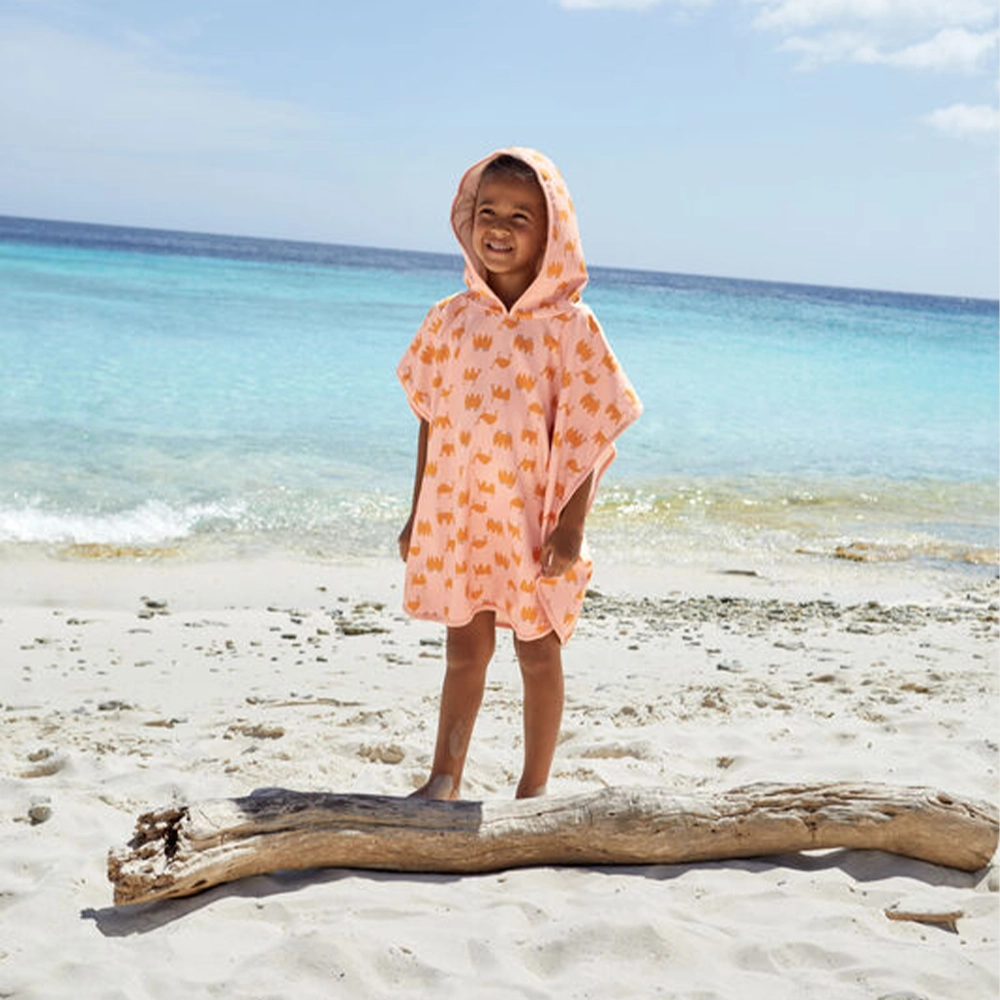 Lassig пончо за на плажа - Camel Pink