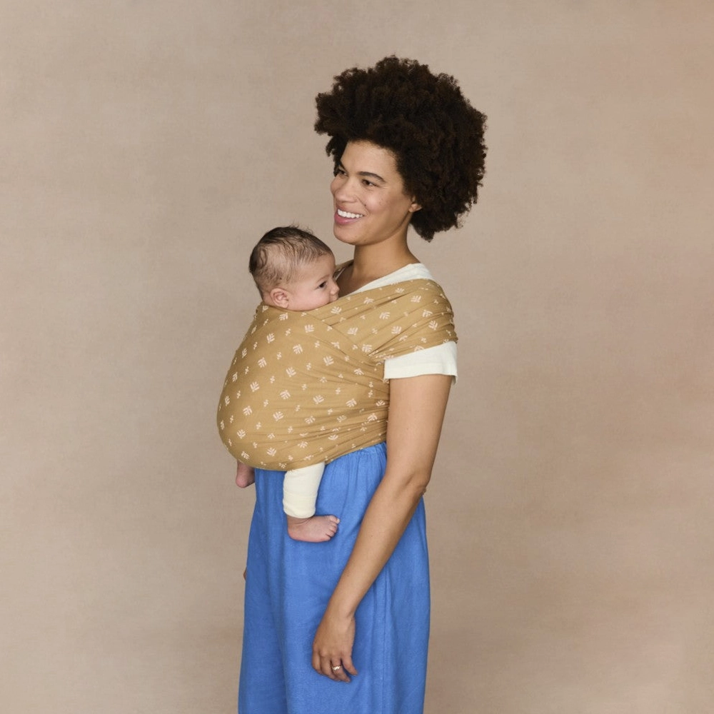 Ergobaby Aura Wrap Sustainable Knit - Camel Harvest