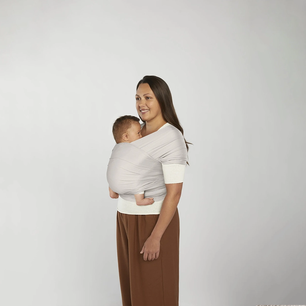 Ergobaby Aura Wrap Sustainable Mesh  - Soft Grey