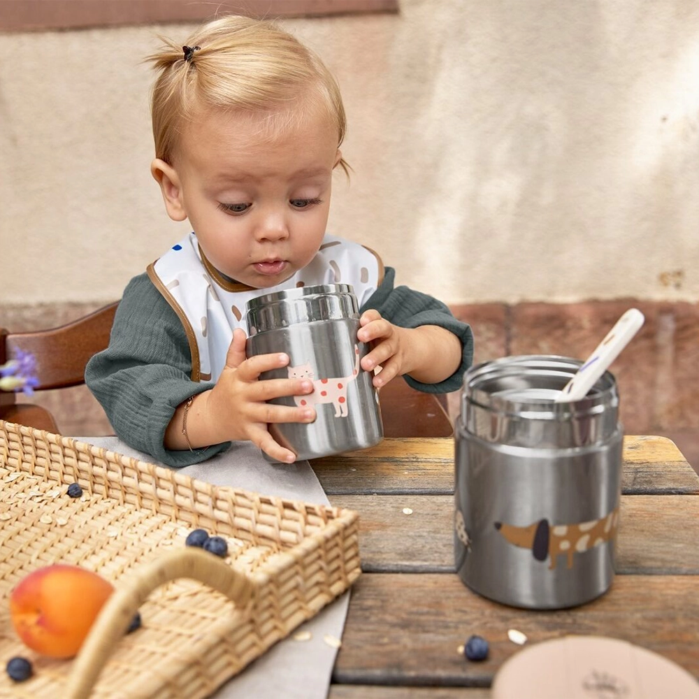 Lässig Кутија за оброк Little Mateys - Spicy Orange