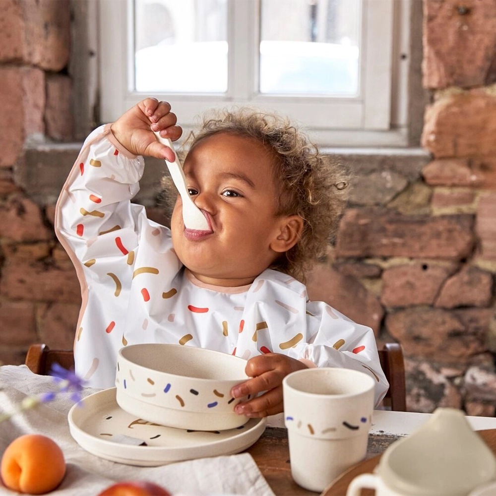 Lässig лигавчиња со ракави х2 Little Mateys - Spicy Orange