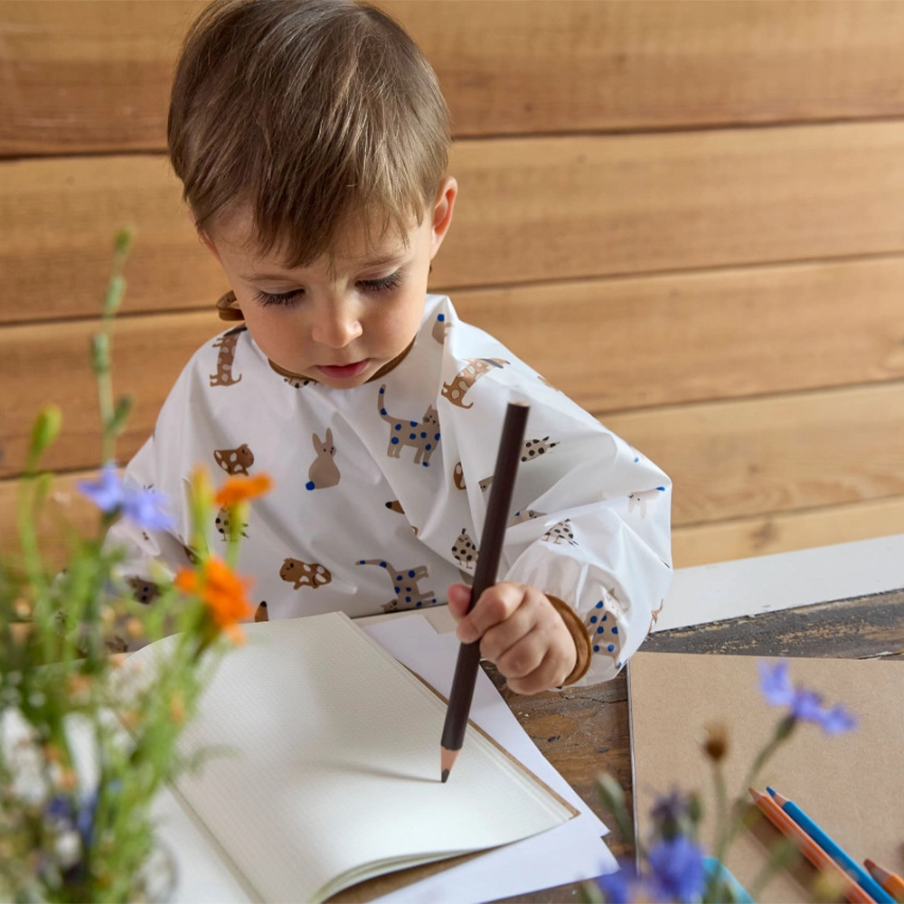 Lässig лигавчиња со ракави х2 Little Mateys - Royal Blue