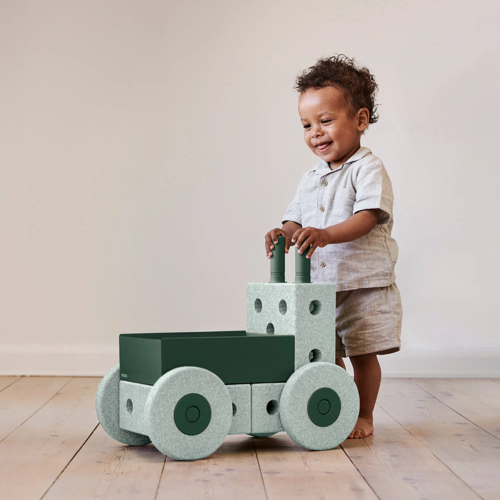 MODU 3-in-1 Baby Walker - Ocean Mint/Forest Green