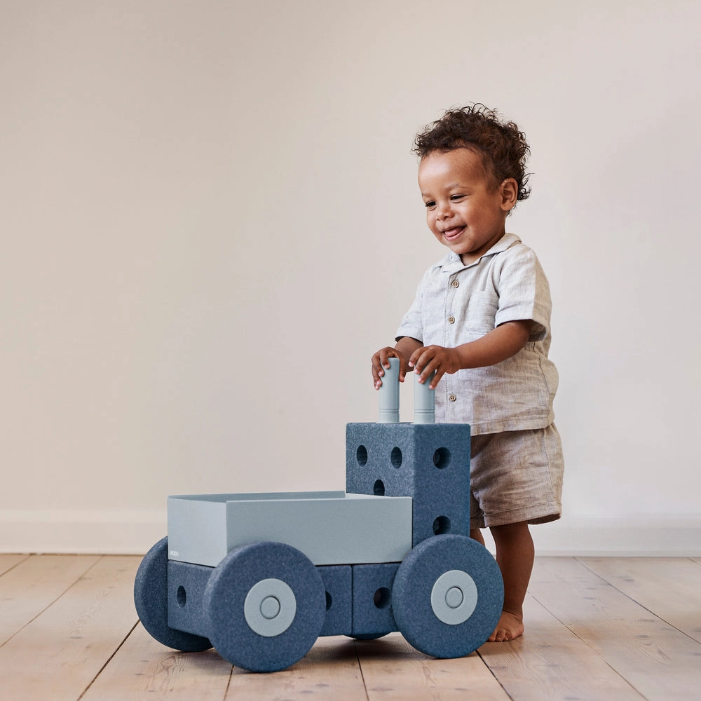 MODU 3-in-1 Baby Walker - Deep Blue/Sky Blue