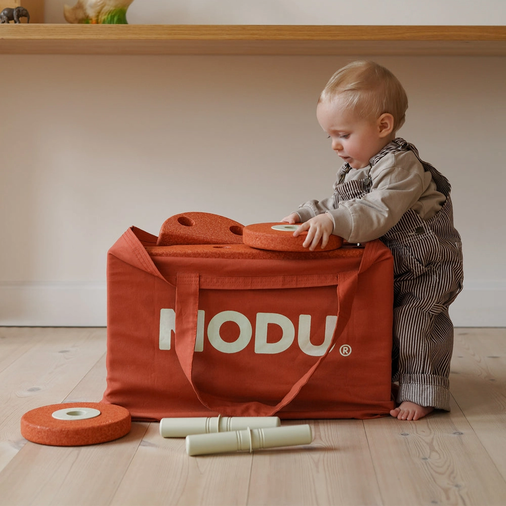 МОDU Патна торба - Burnt Orange / Dusty Green