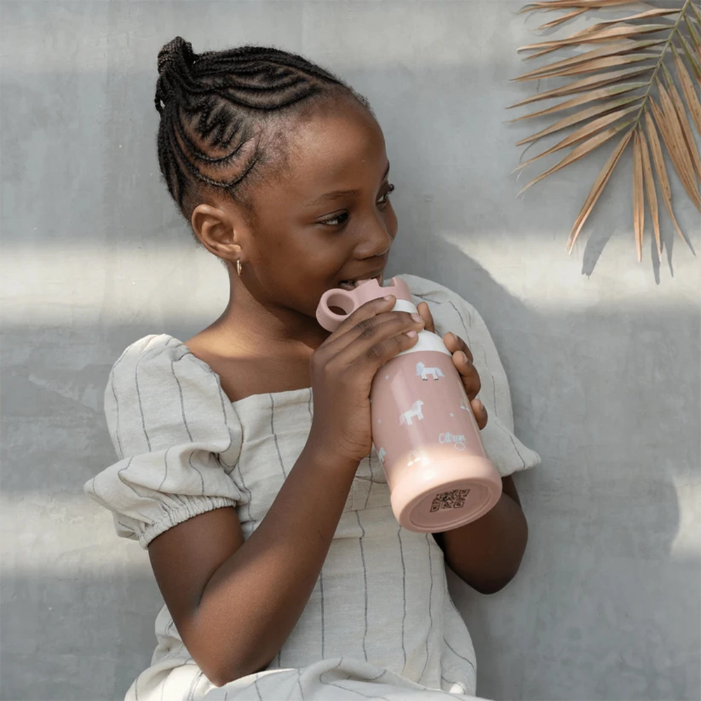 Citron шише за вода 350мл - Eднорог Розев